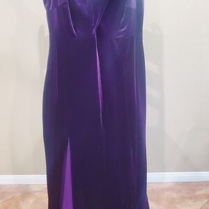 Fashion Nova Strapless Purple Dress